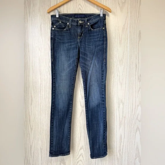Rock & Republic Medium Wash Straight Leg Jeans Size 6 - Picture 3 of 5